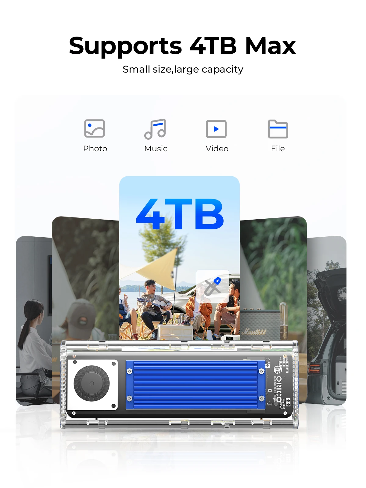 ORICO 20Gbps M.2 NVMe SSD Case - Thunderbolt 4 External Ssd 4Tb 评论和价格