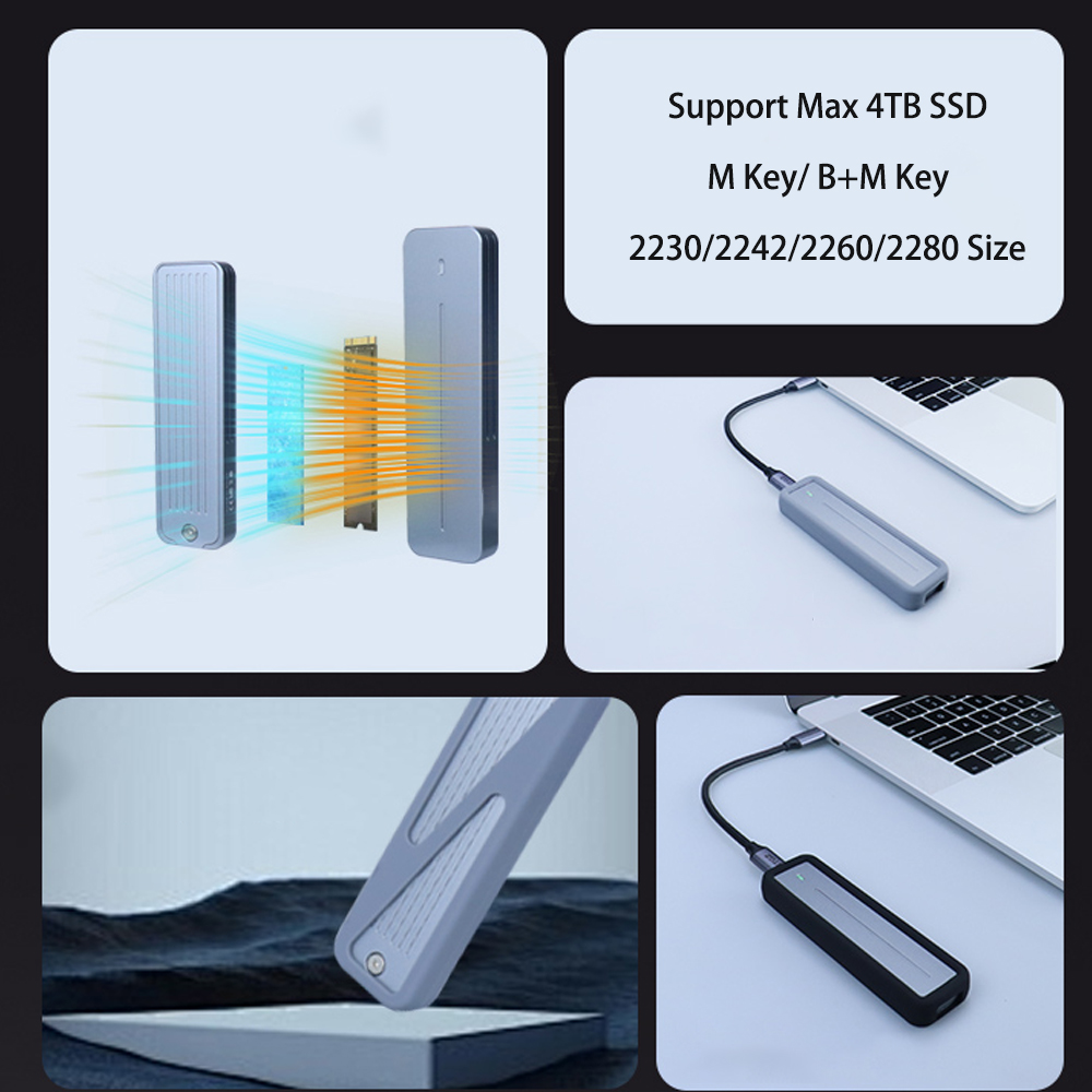 20Gbps 10Gbps M2 SSD Enclosure - 8Tb M2 Nvme Ssd 评论和价格